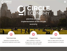Tablet Screenshot of circle-economy.com